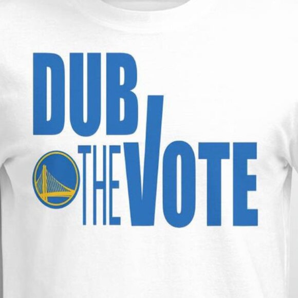 Golden State Warriors Dub The Vote Basketball Fan T-Shirt  81 - Picture 2 of 5